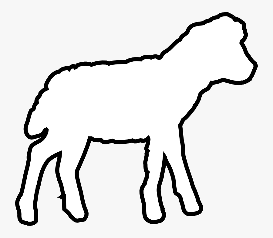 Drawing Sheep Transparent Png Clipart Free Download - Line Art, Transparent Clipart