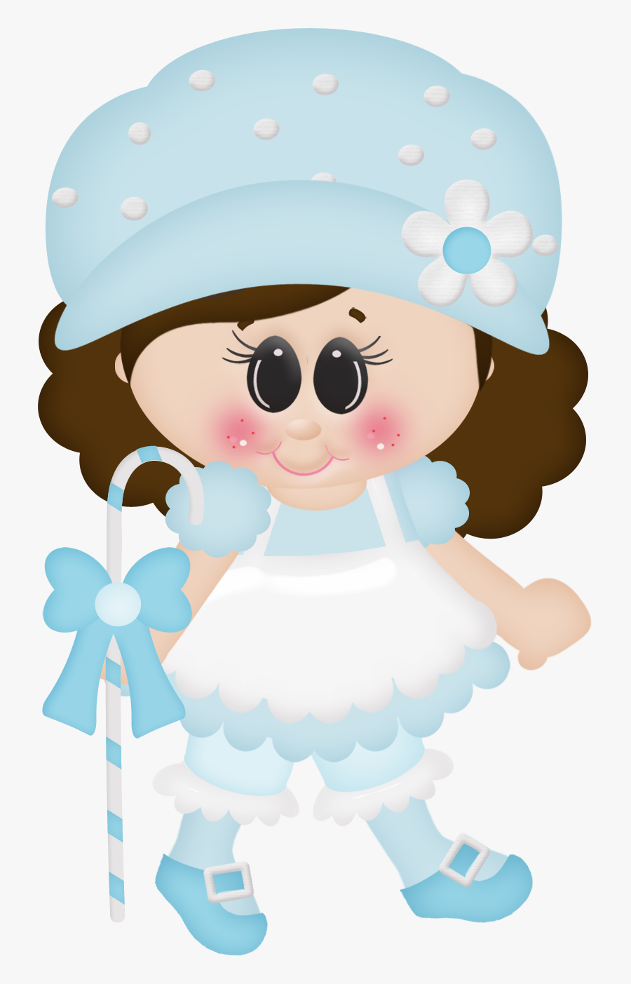 Lamb Clipart Girl - Clip Art, Transparent Clipart
