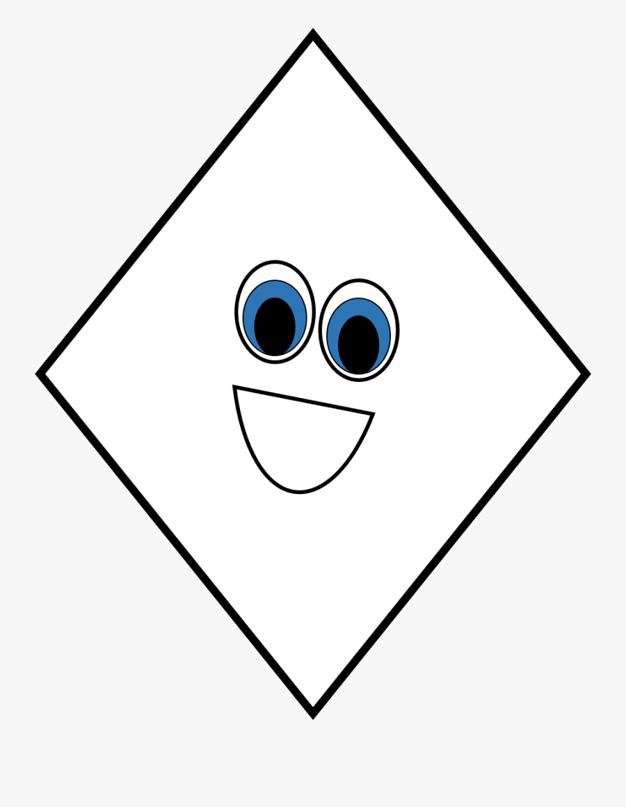 Jpg Transparent Stock Clipart Diamond Shape - Clip Art Black And White Diamond Shape, Transparent Clipart