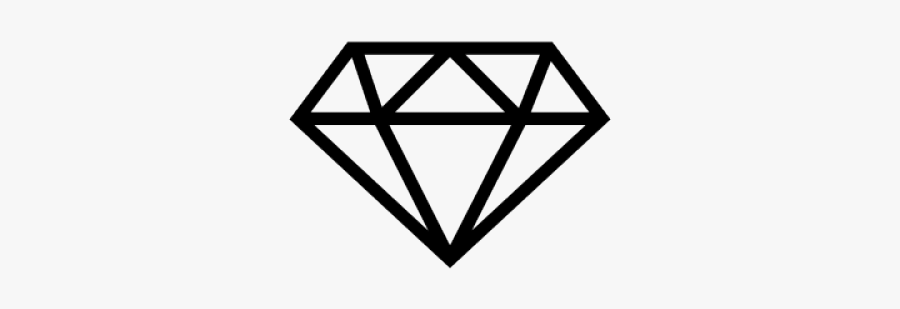 Diamonds Clipart Diamond Outline - Diamond Outline Tattoo, Transparent Clipart