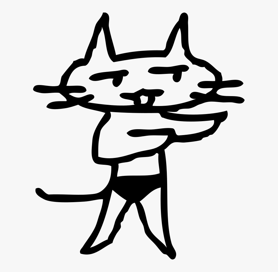 Free Clip Art "neko Pants - Trousers, Transparent Clipart