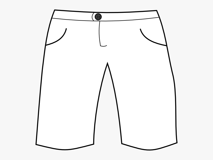 Clip Art Black And White Short Pants Clipart - Short Black And White ...