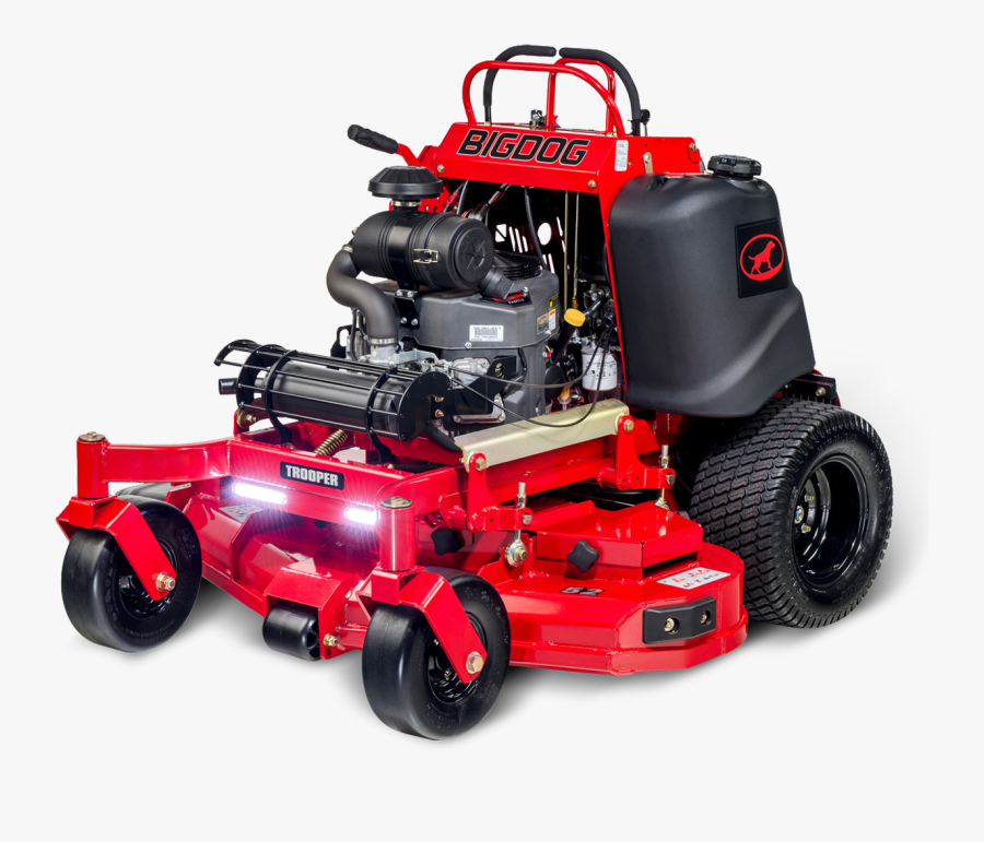 Transparent Zero Turn Mower Clipart - Big Dog Mower Trooper, Transparent Clipart
