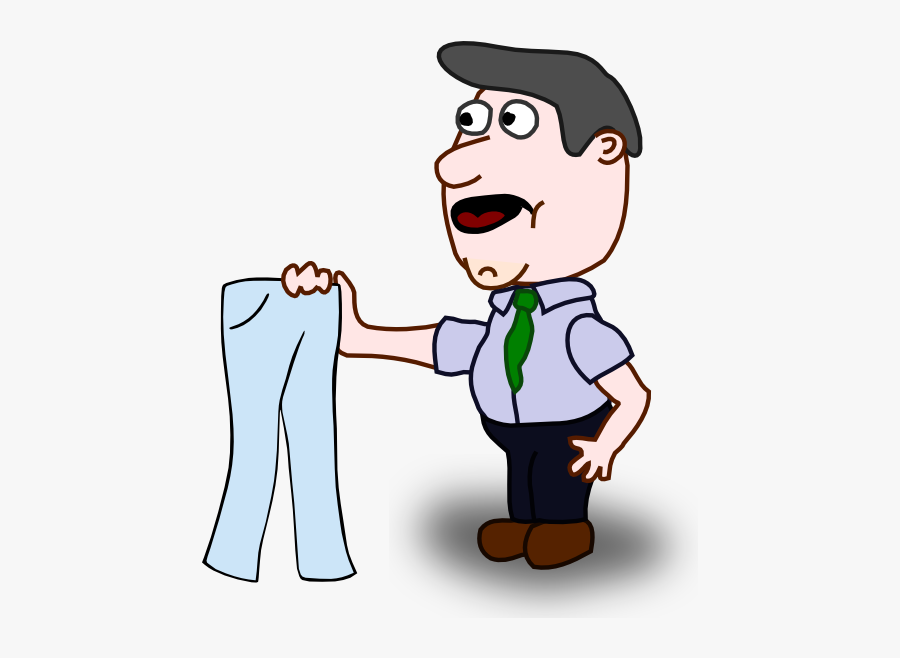 Cartoon Man With A Map, Transparent Clipart