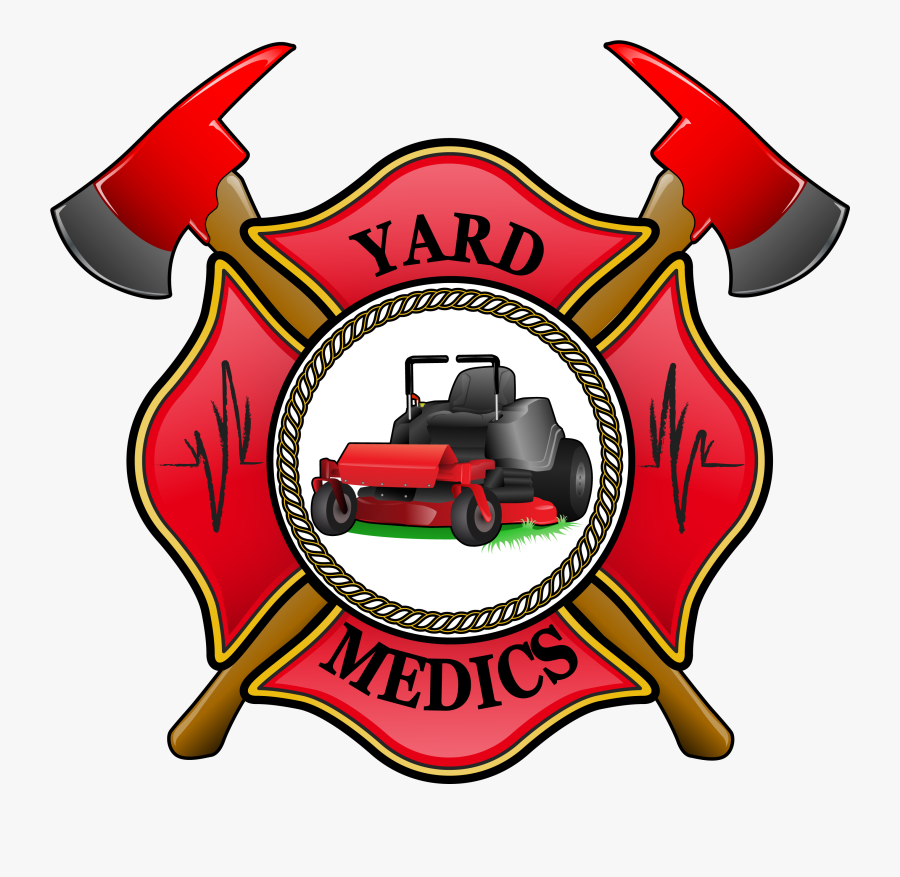 Banner Transparent Library Lawn Mower Clipart Yard - Firefighter Lawn Service Names, Transparent Clipart