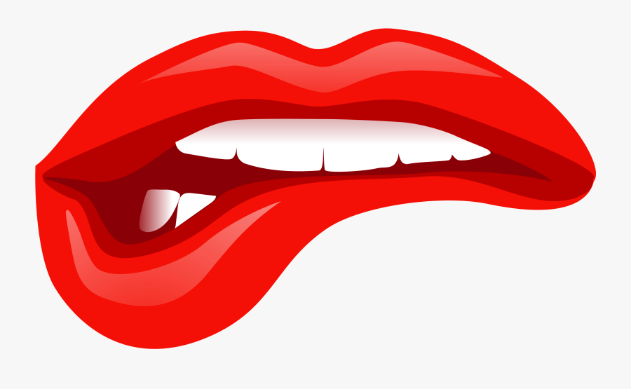 Red Lips Png Transparent, Transparent Clipart