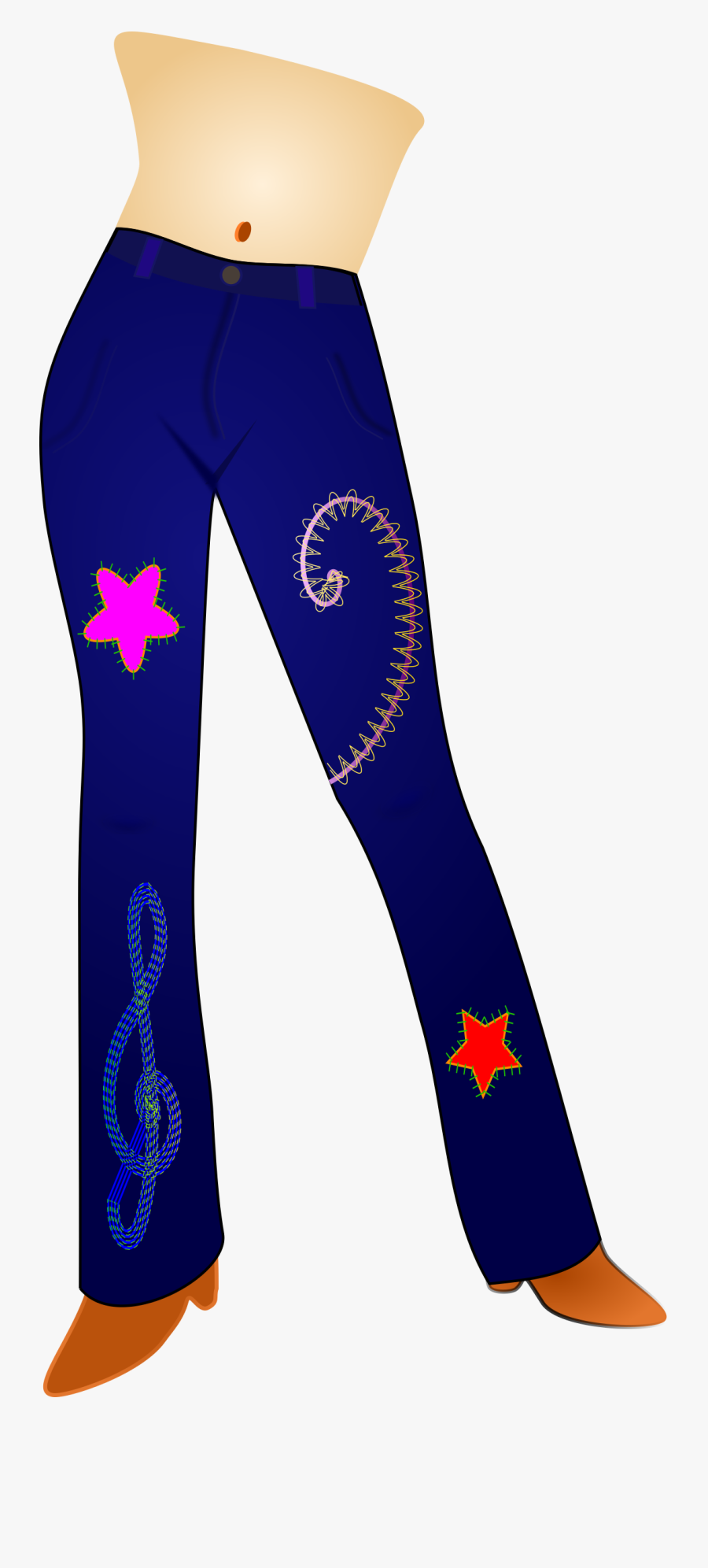 Clip Art Library Stock Icons Png Free And - Blue Jeans Clip Art, Transparent Clipart