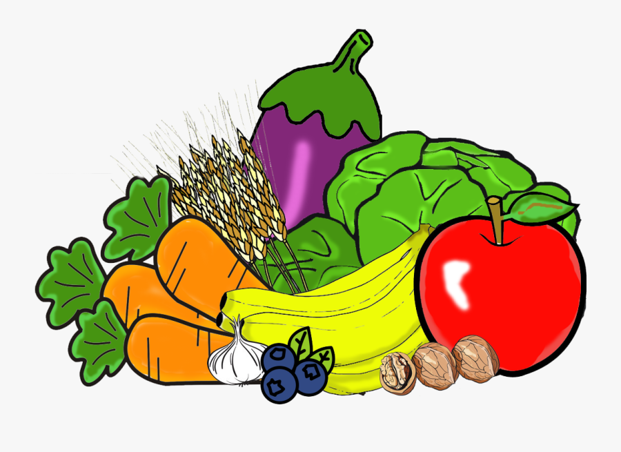Fruits And Vegetables Clipart To Printable To - Fruits And Vegetable Clipart, Transparent Clipart