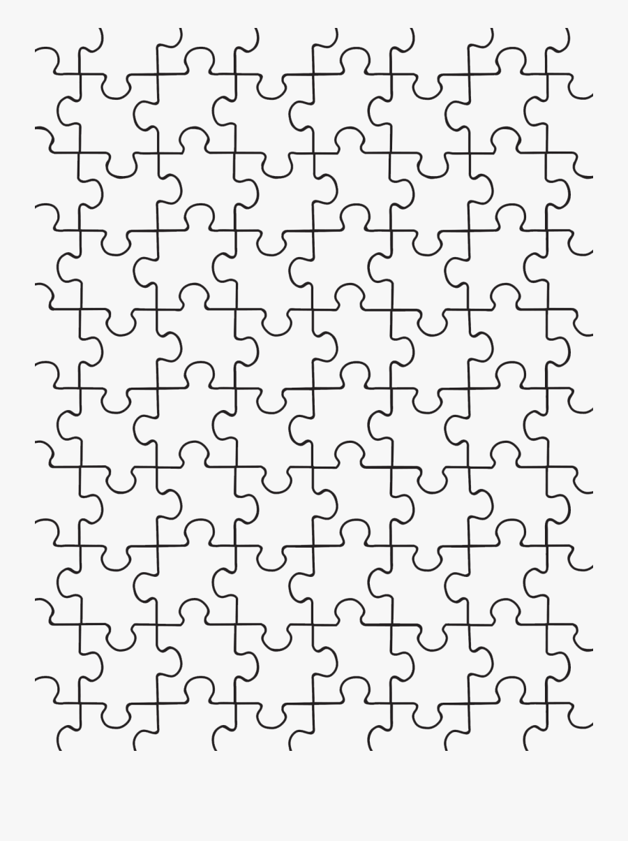 Clip Art Black And White Jigsaw Puzzles - Transparent Puzzle Pieces, Transparent Clipart