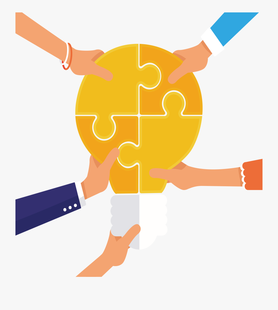 Transparent Puzzle Clipart - Puzzle Bulb Png, Transparent Clipart