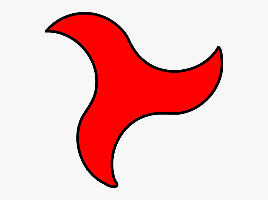 Ninja Star Clipart - Red Ninja Star Png, Transparent Clipart