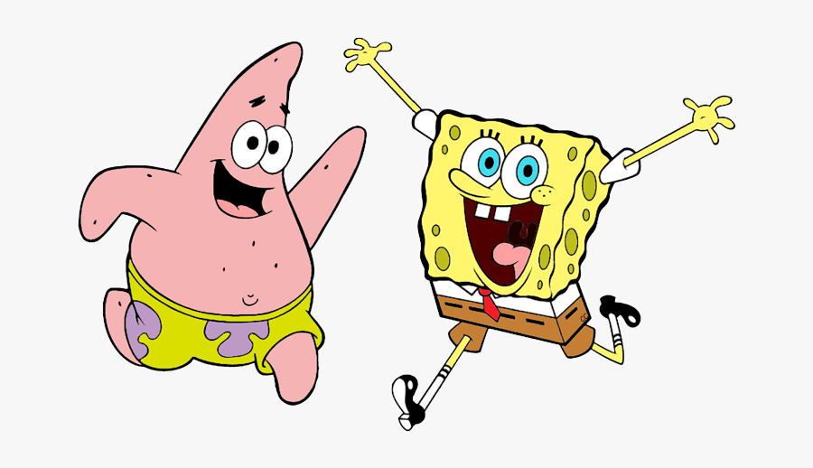 Jpg Library Download Spongebob Squarepants Clip Art - Spongebob And Patrick Cartoon, Transparent Clipart