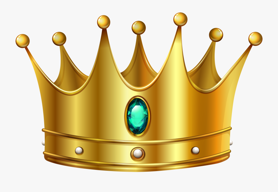 With Diamond Crown Gold Free Hq Image Clipart - Transparent Background Crown Png, Transparent Clipart