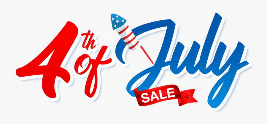 Transparent 4th Of July Sale, Transparent Clipart