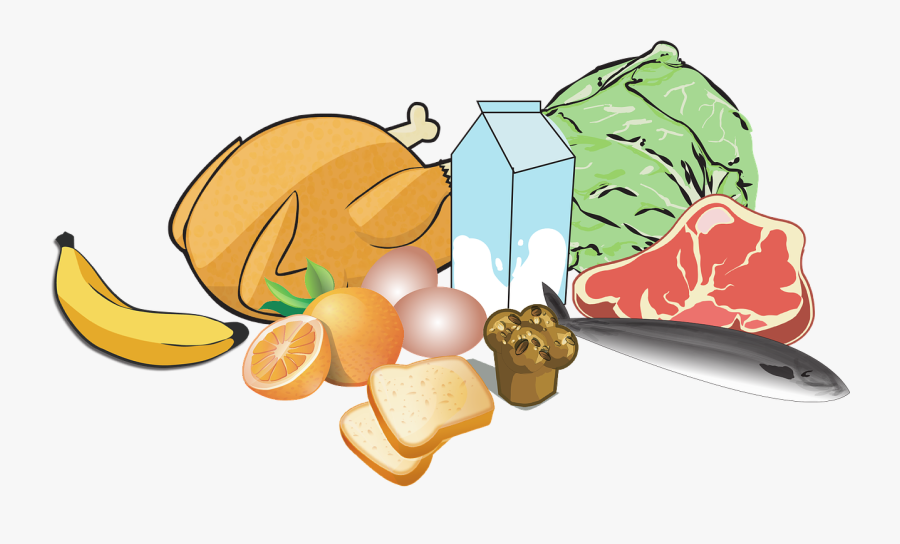 Chicken Milk Dairy - Meat And Vegetables Clipart, Transparent Clipart