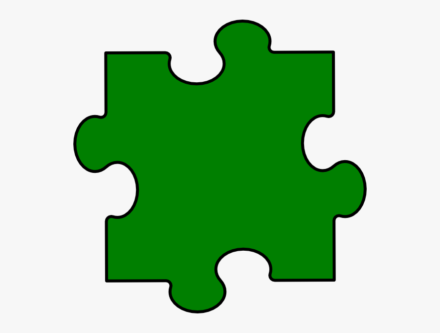 Green Puzzle Piece Svg Clip Arts - Dark Blue Puzzle Piece, Transparent Clipart