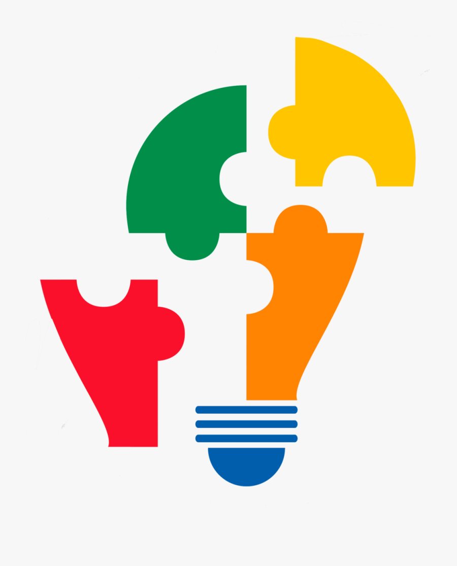 Transparent Puzzle Pieces Png - Puzzle Bulb Png, Transparent Clipart