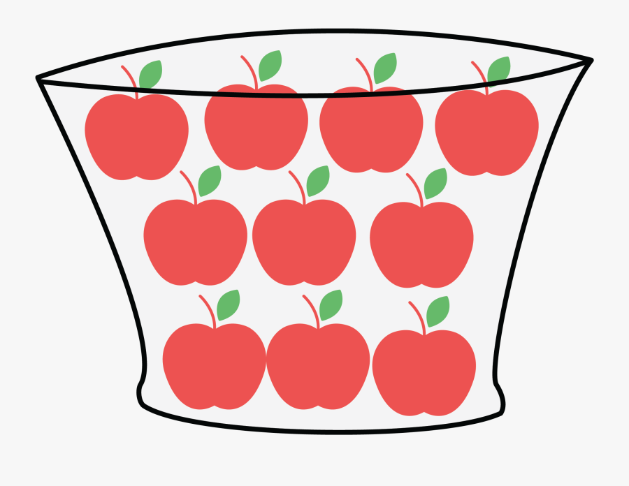 Puzzle Clipart Apple - 10 Apples In A Basket, Transparent Clipart
