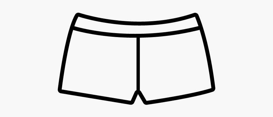 Shorts Clipart Black And White Girl, Transparent Clipart