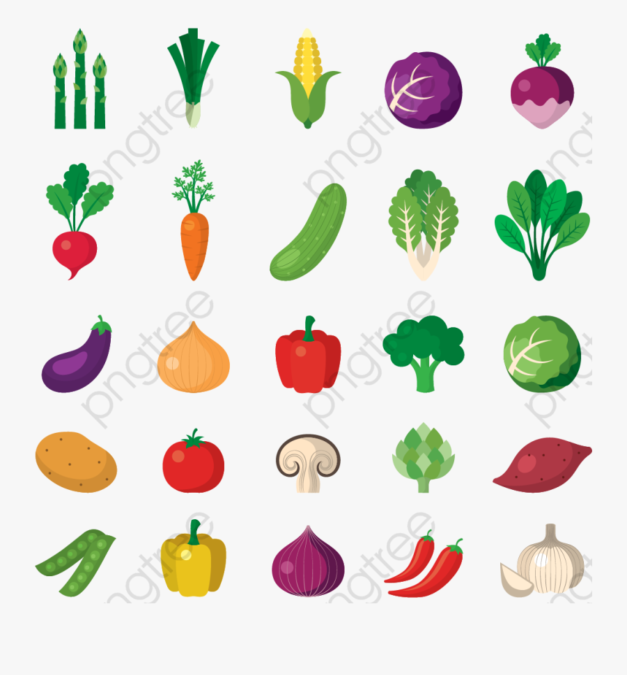 Vegetables Clipart Vector - Vegetable Icon Png Clipart, Transparent Clipart