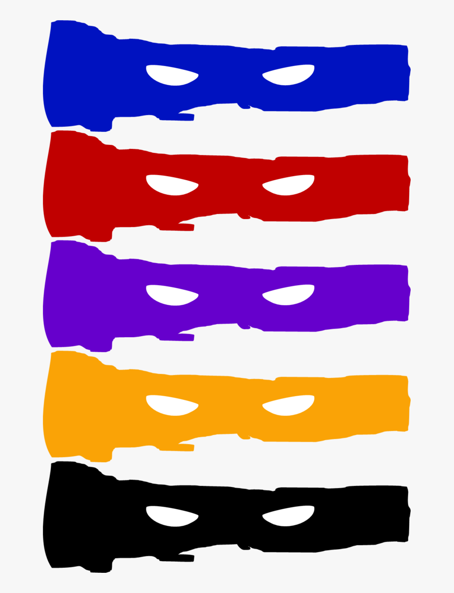 Teenage Mutant Ninja Turtles Mask Transparent, Transparent Clipart