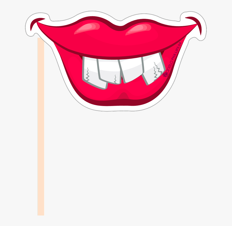 Lip Clipart Drawn - Sexy Lips Photo Booth Props, Transparent Clipart