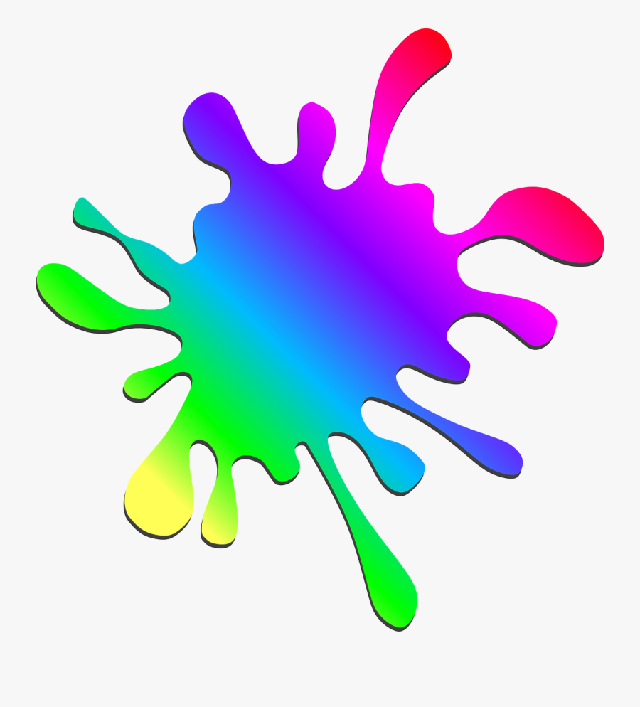 Thumb Image - Paint Splatter Clip Art, Transparent Clipart