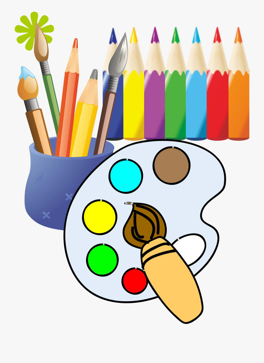 Download Paint Clipart Painting Decorating And Inspiration - Tools Of Painting Art, Transparent Clipart