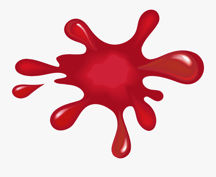 Thumb Image - Paint Splat Clipart Red, Transparent Clipart