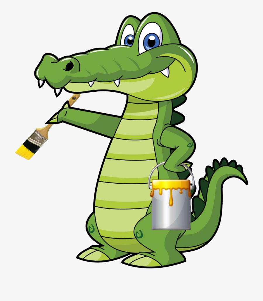 Bradenton Residential Painter & Bradenton Commercial - Transparent Background Alligator Clipart, Transparent Clipart