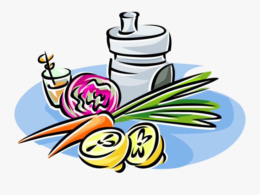 Vector Illustration Of Fresh Fruits And Vegetables, Transparent Clipart