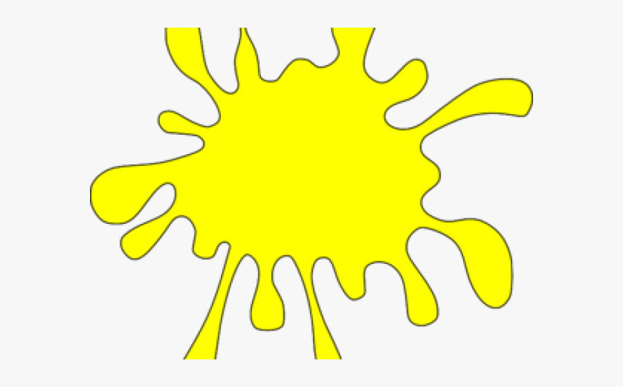 Paint Clipart Yellow - Colour White Flash Cards, Transparent Clipart
