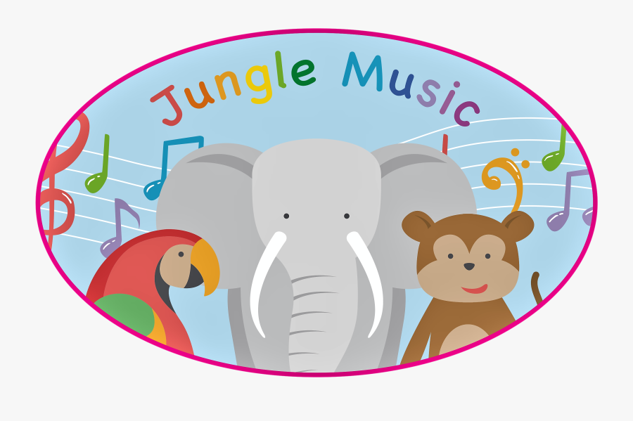 Jungle Music On Hoop - Cartoon, Transparent Clipart