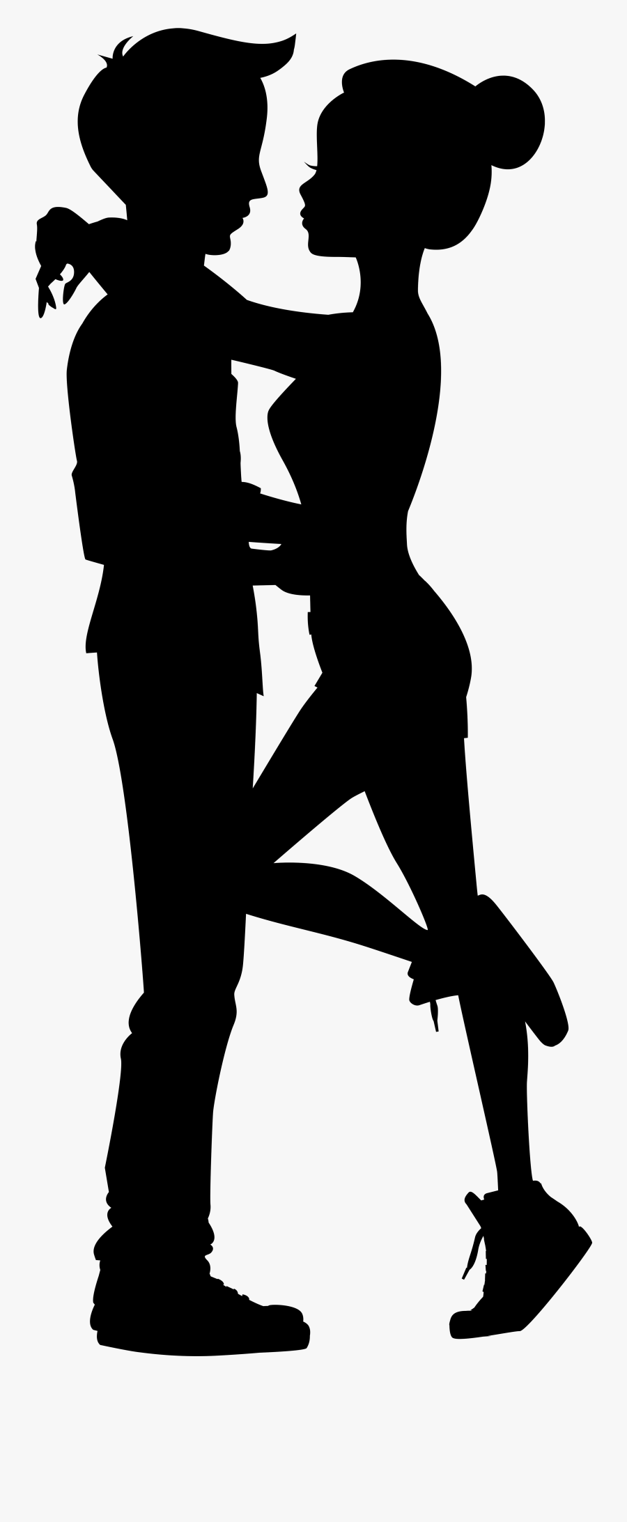 Transparent Kiss Clip Art - Cute Couple Clipart, Transparent Clipart