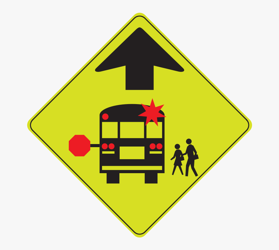 Triangle,area,symbol - Stop For School Bus Road Sign, Transparent Clipart
