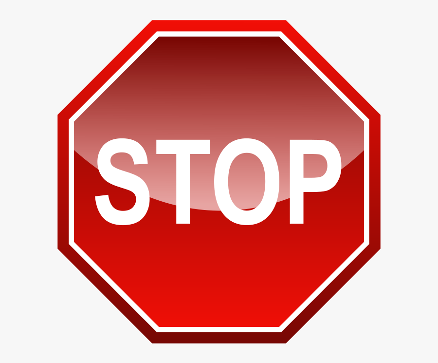 Stop Signal, Transparent Clipart