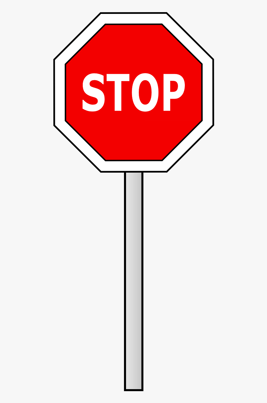Stop Signal Traffic Road Street Png Image - Stop Sign Clipart Png, Transparent Clipart