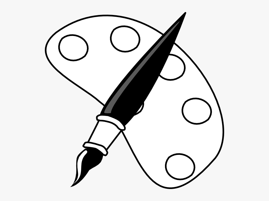 Paint Png Black And White, Transparent Clipart