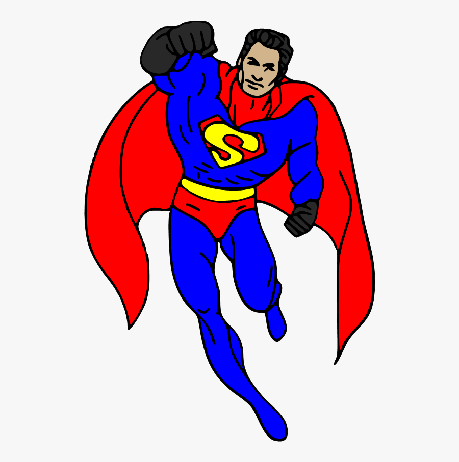Superman Clip Art Free Free Clipart Images - Black Superman Clipart, Transparent Clipart