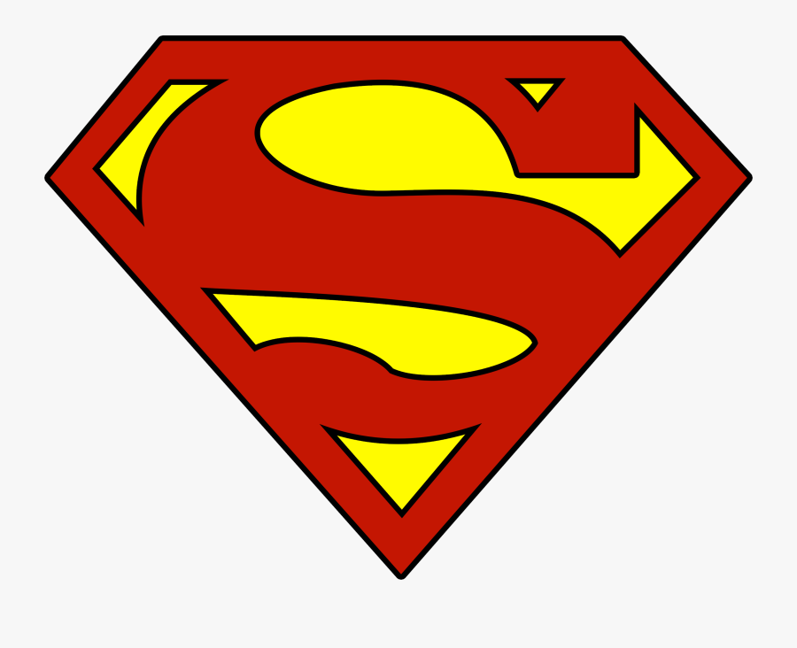 Blank Superman Shield - Logo De Super Man, Transparent Clipart