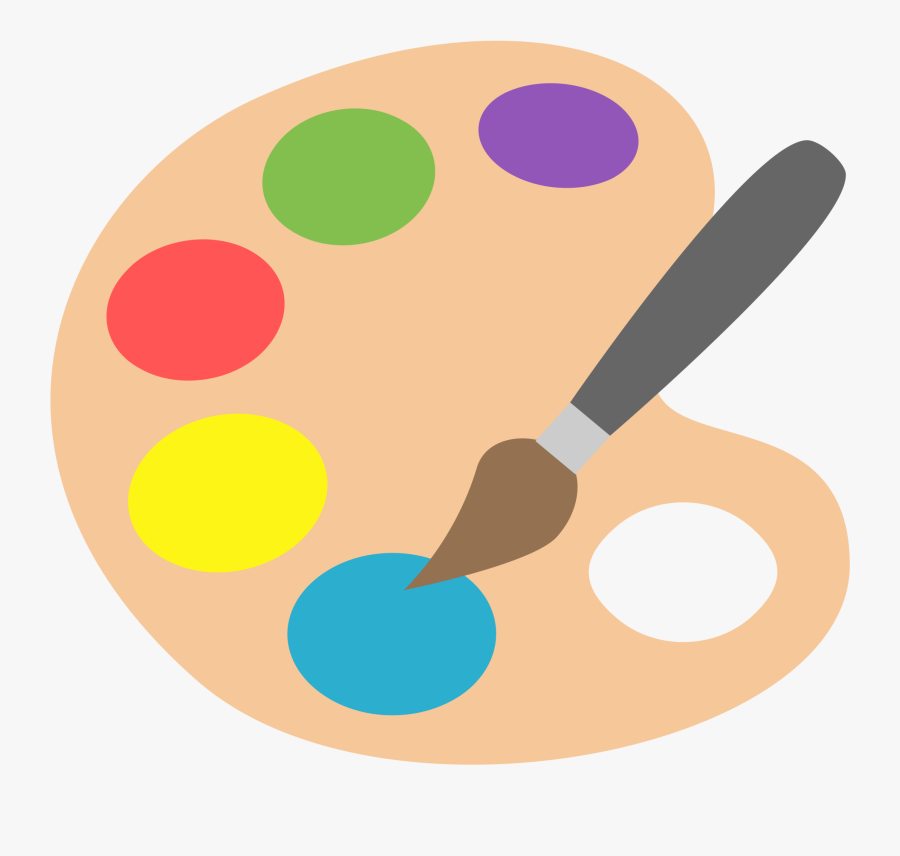 Painting Clipart Paint Palette - Artist Palette Emoji, Transparent Clipart