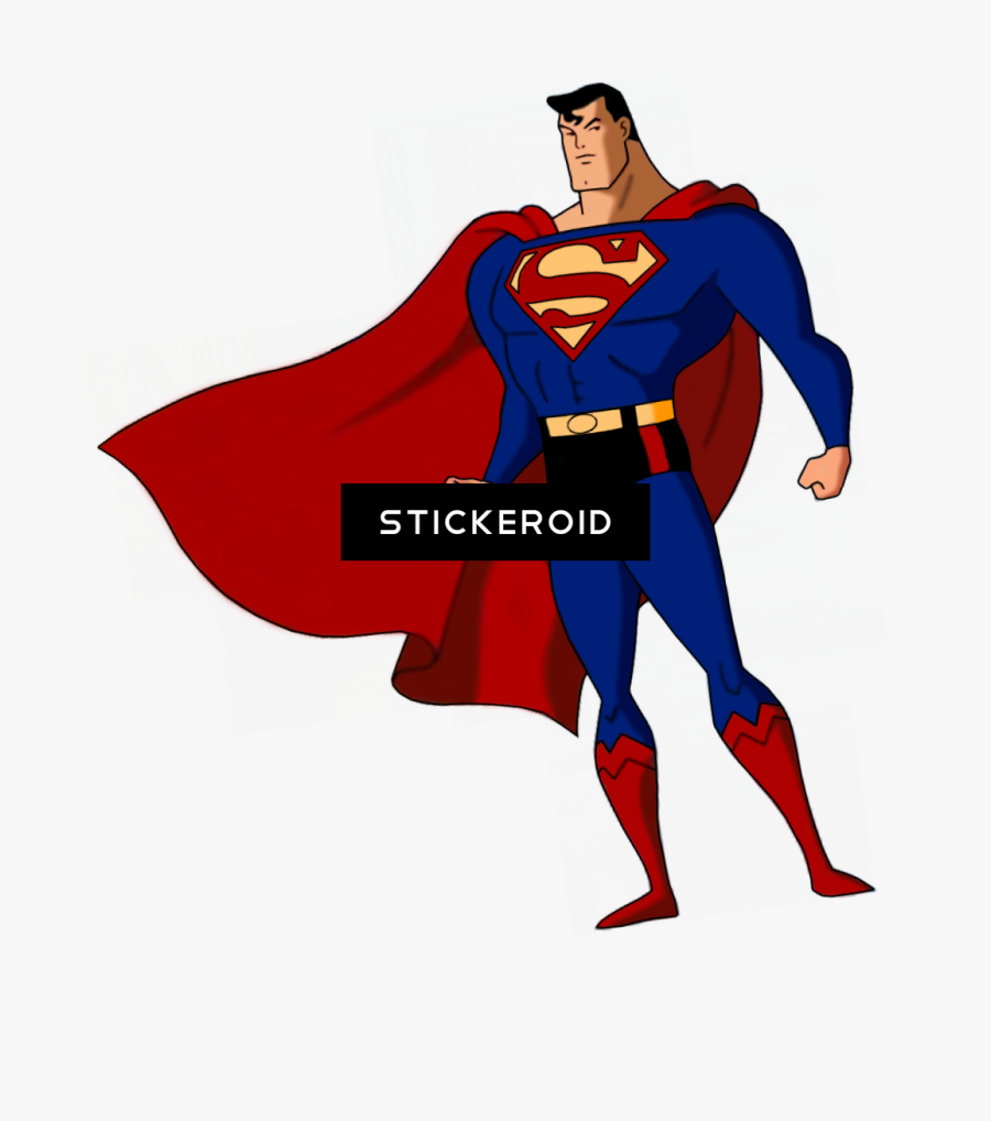 Justice League Superman Fan Tanktop Clipart , Png Download - Justice League Animated Superman Transparent, Transparent Clipart