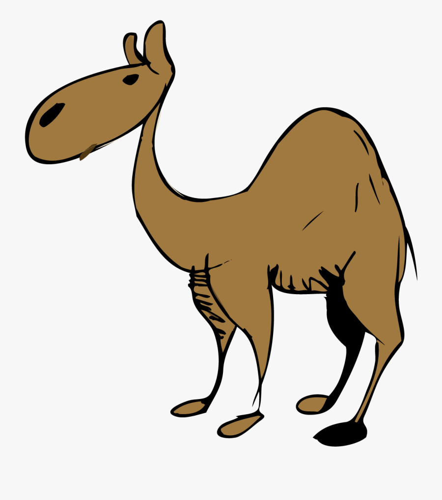 Vector Royalty Free Download Dromedary Clip Art Cartoon - Cartoon Desert Animal Transparent, Transparent Clipart