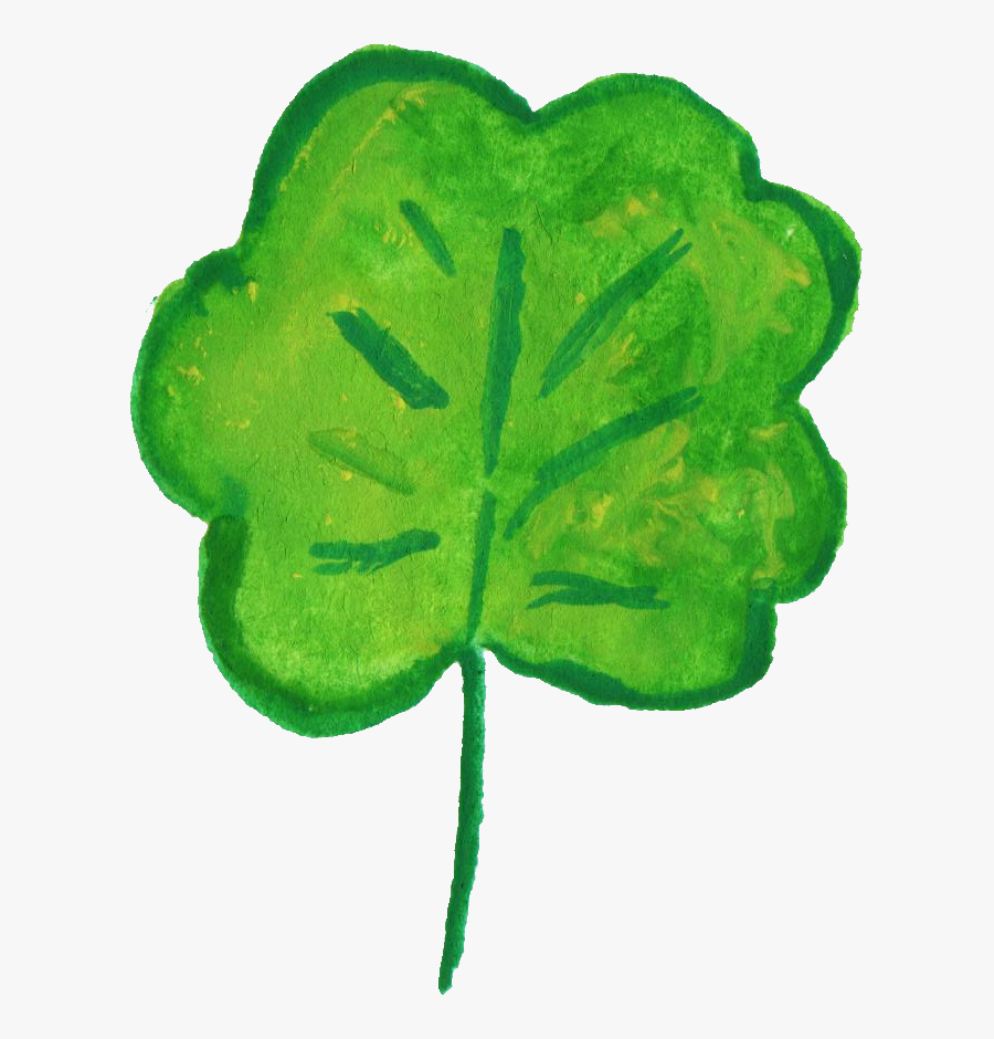 Clover Clipart Watercolor - Leaf Clipart Pngs, Transparent Clipart