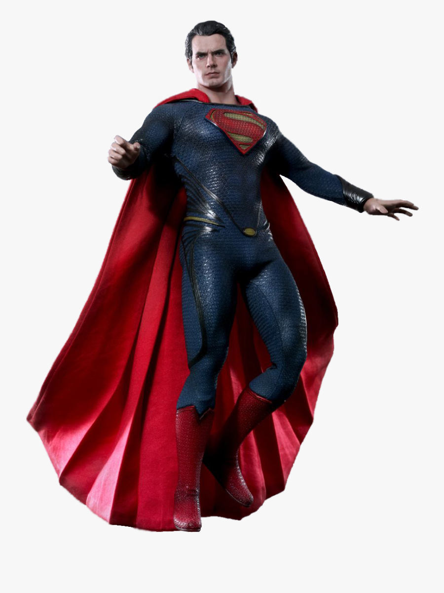 Superman - Man - Of - Steel - Superman Hot Toys Png, Transparent Clipart