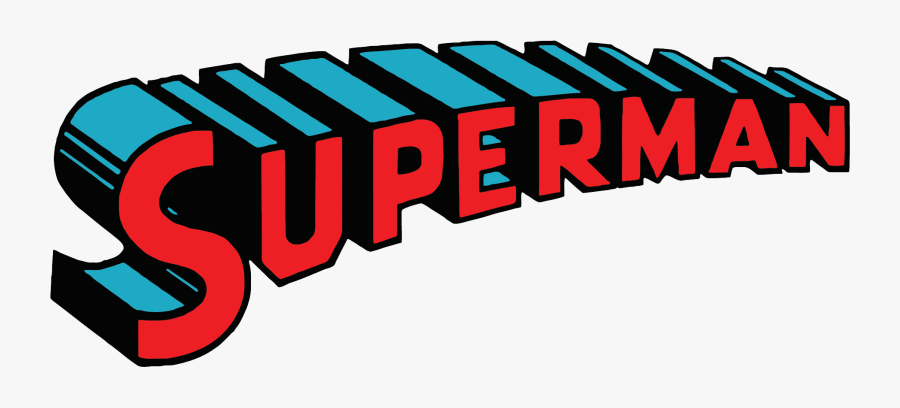Superman Comic Book Logo, Transparent Clipart