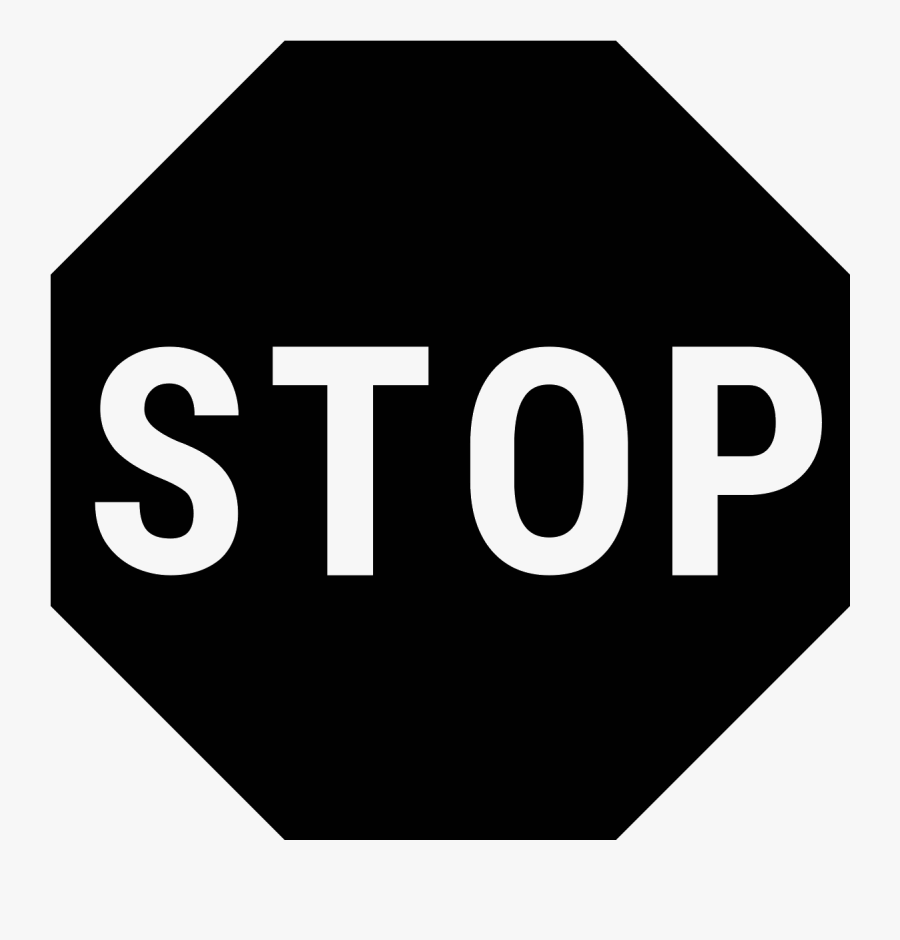 Знак Stop Png - Flat Icone Stop Sign, Transparent Clipart