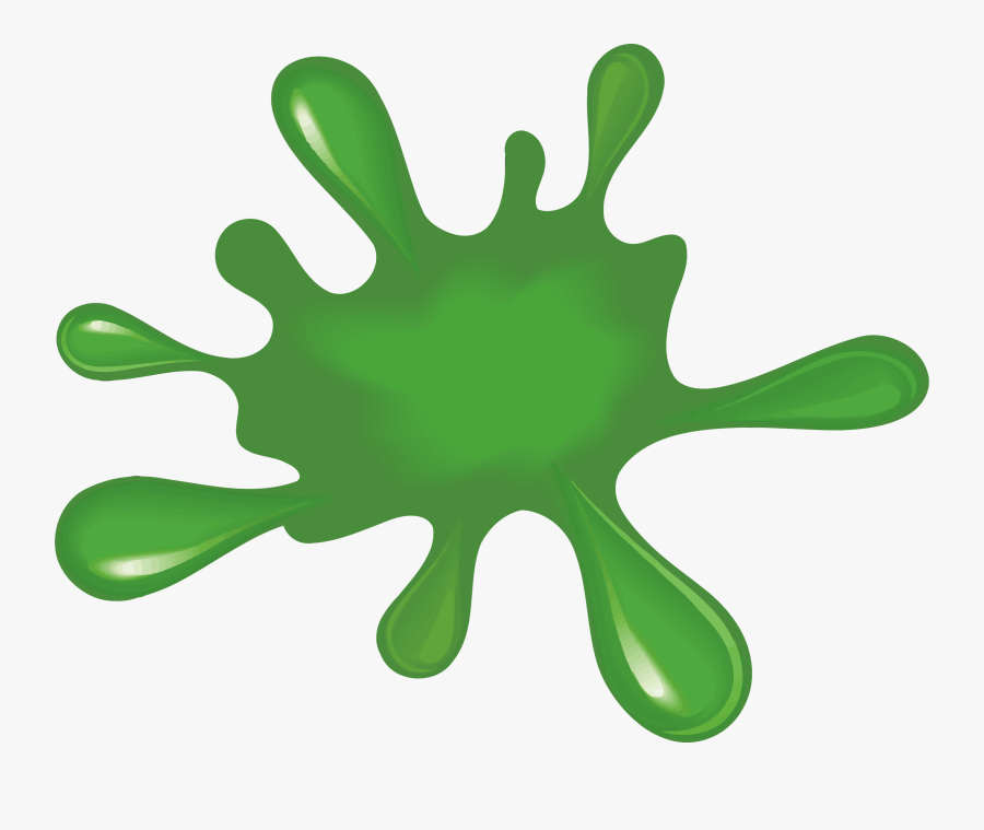 Transparent Color Splat Png - Green Paint Splash Clipart, Transparent Clipart