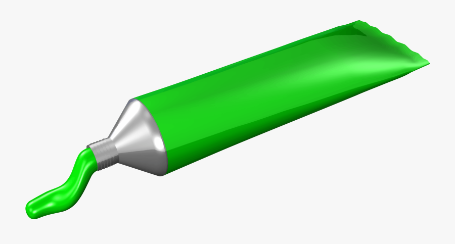 Green,paint,color - Green Paint Tube Clipart, Transparent Clipart