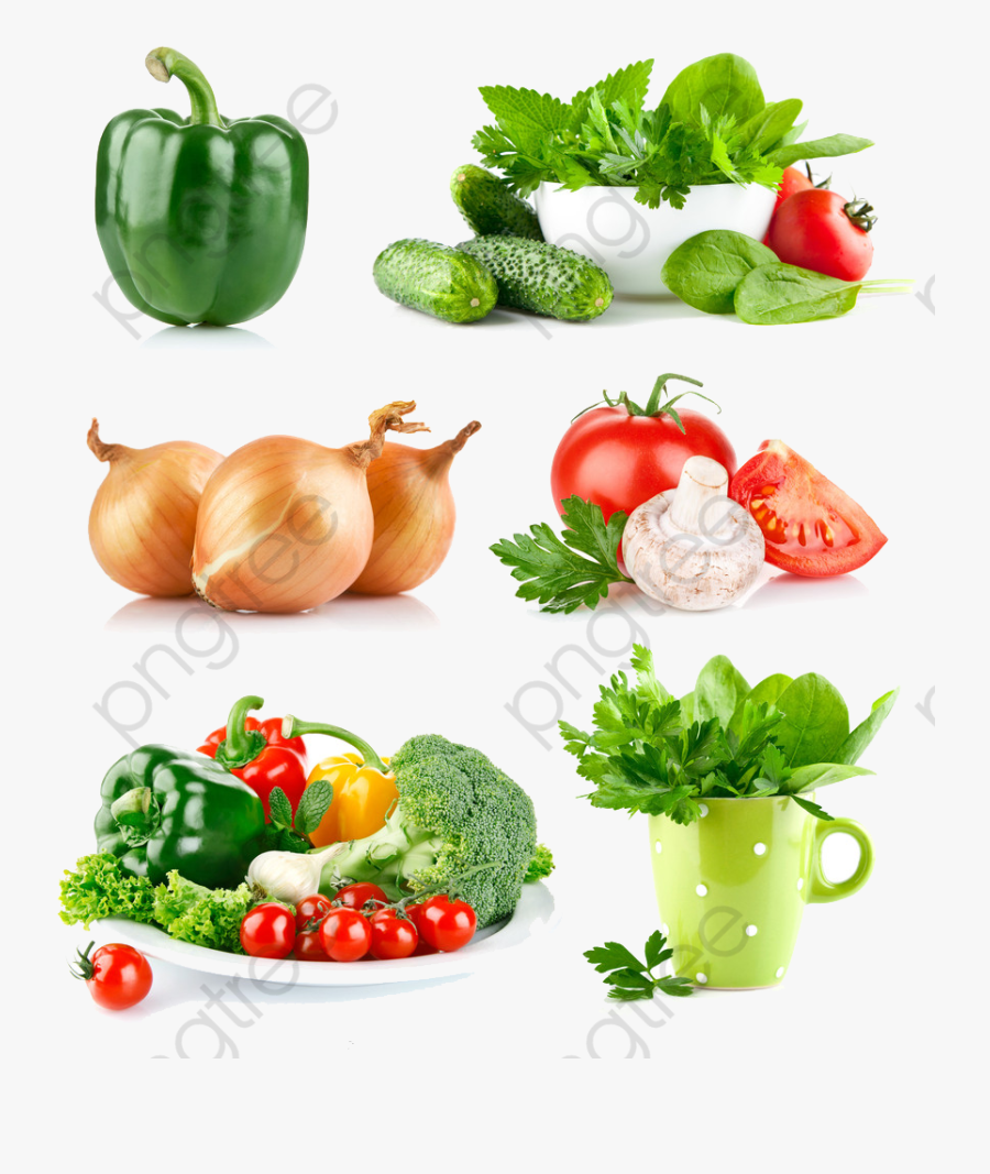 Vegetables - Healthy Salad Banner, Transparent Clipart